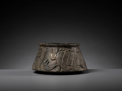 Lot 693 - A WESTERN ASIATIC CHLORITE ‘SNAKE’ VESSEL, 3RD MILLENNIUM BC