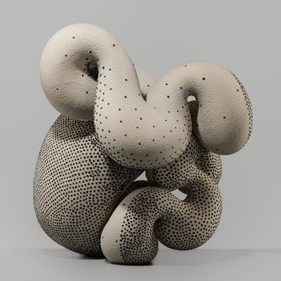 TOMONARI KATO: A MASSIVE CONTEMPORARY EARTHENWARE SCULPTURE