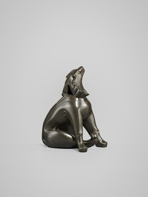 Lot 46 - HASUDA SHUGORO: A SHIBUICHI ‘SHISHI’ KORO (INCENSE BURNER)