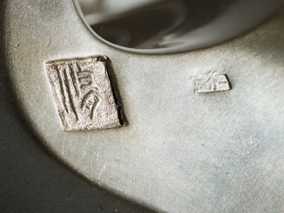 Lot 46 - HASUDA SHUGORO: A SHIBUICHI ‘SHISHI’ KORO (INCENSE BURNER)