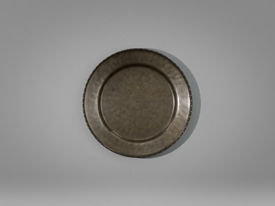 Lot 23 - A FINE SAHARI BRONZE DISH