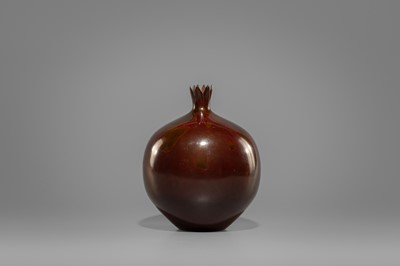 Lot 38 - TADASHI NISHIMURA: A POMEGRANATE-SHAPED BRONZE VASE