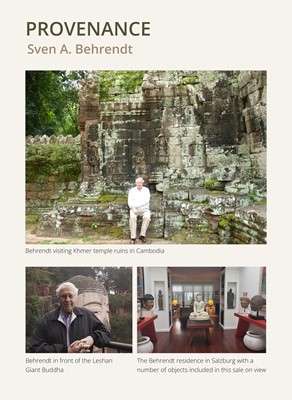 Lot 18 - A BLACK STONE ARCH FROM THE PRABHATORANA OF A VISHNU STELE, GAHADAVALA DYNASTY, INDIA, 11TH-12TH CENTURY