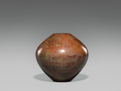 TAKAHASHI KEITEN: A FINE BRONZE FLOWER VASE