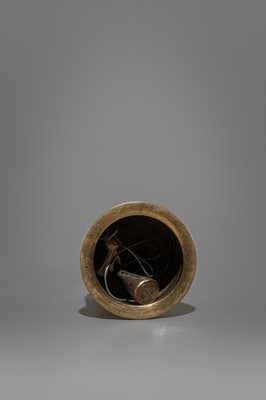 A SET COMPRISING A BRONZE KONGOBAN (RITUAL TRAY), A BELL AND THREE VAJRA