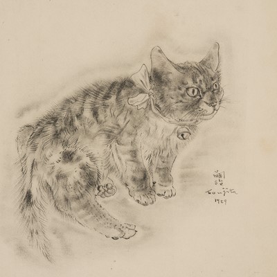 LEONARD TSUGUHARU FOUJITA: SOMILIS, FROM A BOOK OF CATS