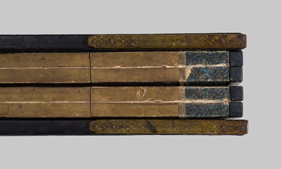 Lot 267 - A HIGHLY IMPORTANT SIX-PANEL ‘SNOW-DUSTED WILLOW AND DUCKS’ BYOBU (FOLDING SCREEN), ATTRIBUTED TO KANO EITOKU, FORMERLY KEPT AS A TREASURED ITEM IN THE JURAKUDAI PALACE IN KYOTO
