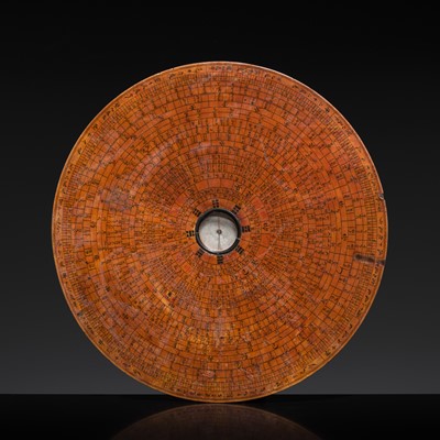 Lot 177 - A GEOMANCER’S COMPASS, LUOPAN, WU LUHENG HANJI WORKSHOP, 18TH-19TH CENTURY