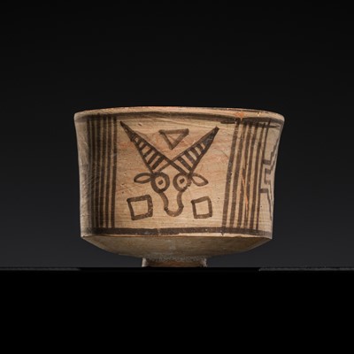 Lot 390 - A NEOLITHIC POTTERY ‘ZEBU’ BOWL, INDUS VALLEY CIVILIZATION, NAL STYLE, 2ND MILLENNIUM BC
