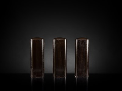 Lot 135 - YAMAMOTO MOSUKE: A HIGHLY IMPORTANT COMPLETE SET OF 33 ‘THE SAIGOKU KANNON PILGRIMAGE ‘GOLD LACQUER ZUSHI (PORTABLE BUDDHIST SHRINES), DATED 1854