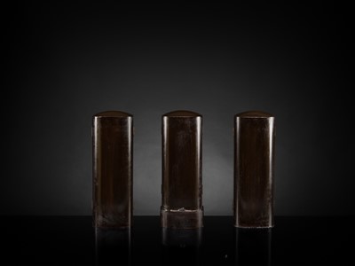 Lot 135 - YAMAMOTO MOSUKE: A HIGHLY IMPORTANT COMPLETE SET OF 33 ‘THE SAIGOKU KANNON PILGRIMAGE ‘GOLD LACQUER ZUSHI (PORTABLE BUDDHIST SHRINES), DATED 1854
