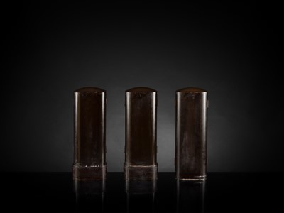 Lot 135 - YAMAMOTO MOSUKE: A HIGHLY IMPORTANT COMPLETE SET OF 33 ‘THE SAIGOKU KANNON PILGRIMAGE ‘GOLD LACQUER ZUSHI (PORTABLE BUDDHIST SHRINES), DATED 1854