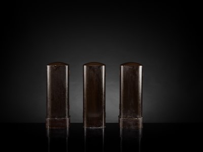 Lot 135 - YAMAMOTO MOSUKE: A HIGHLY IMPORTANT COMPLETE SET OF 33 ‘THE SAIGOKU KANNON PILGRIMAGE ‘GOLD LACQUER ZUSHI (PORTABLE BUDDHIST SHRINES), DATED 1854