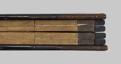 Lot 268 - OGATA KORIN: AN IMPORTANT PAIR OF PAIR OF RINPA SIX-PANEL ‘FLOWERS OF THE FOUR SEASONS’ BYOBU (FOLDING SCREEN)
