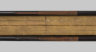 Lot 268 - OGATA KORIN: AN IMPORTANT PAIR OF PAIR OF RINPA SIX-PANEL ‘FLOWERS OF THE FOUR SEASONS’ BYOBU (FOLDING SCREEN)