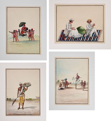 Lot 1241 - FOUR INDIAN MINIATURE PAINTINGS