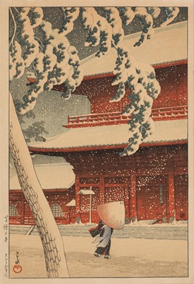 KAWASE HASUI: ZOJOJI TEMPLE, SHIBA