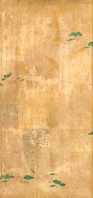 Lot 100 - AN IMPORTANT GOLD AND INDIGO-DYED MAKIMONO (HAND SCROLL) DEPICTING CHAPTER 12 OF THE HOKKE-KYO (LOTUS SUTRA), COMMISSIONED IN MEMORY OF THE SHOGUN TOKUGAWA IEYASU, C. 1636