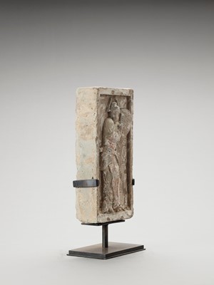 Lot 579 - A TERRACOTTA ‘MUSICIAN’ RELIEF, NORTHERN SONG