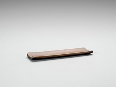 Lot 854 - A BAMBOO WRIST REST WITH CALLIGRAPHY, QING