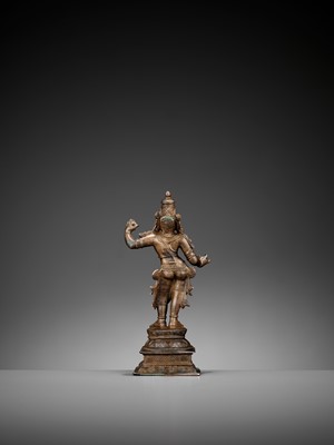 Lot 753 - A BRONZE FIGURE OF RAMA, VIJAYANAGAR PERIOD