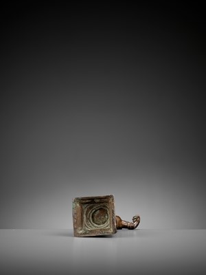 Lot 753 - A BRONZE FIGURE OF RAMA, VIJAYANAGAR PERIOD