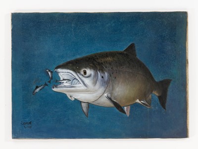 Lot 678 - ‘FISH OF PREY’ BY ZHANG XIEXIONG (BORN 1977), DATED 2005