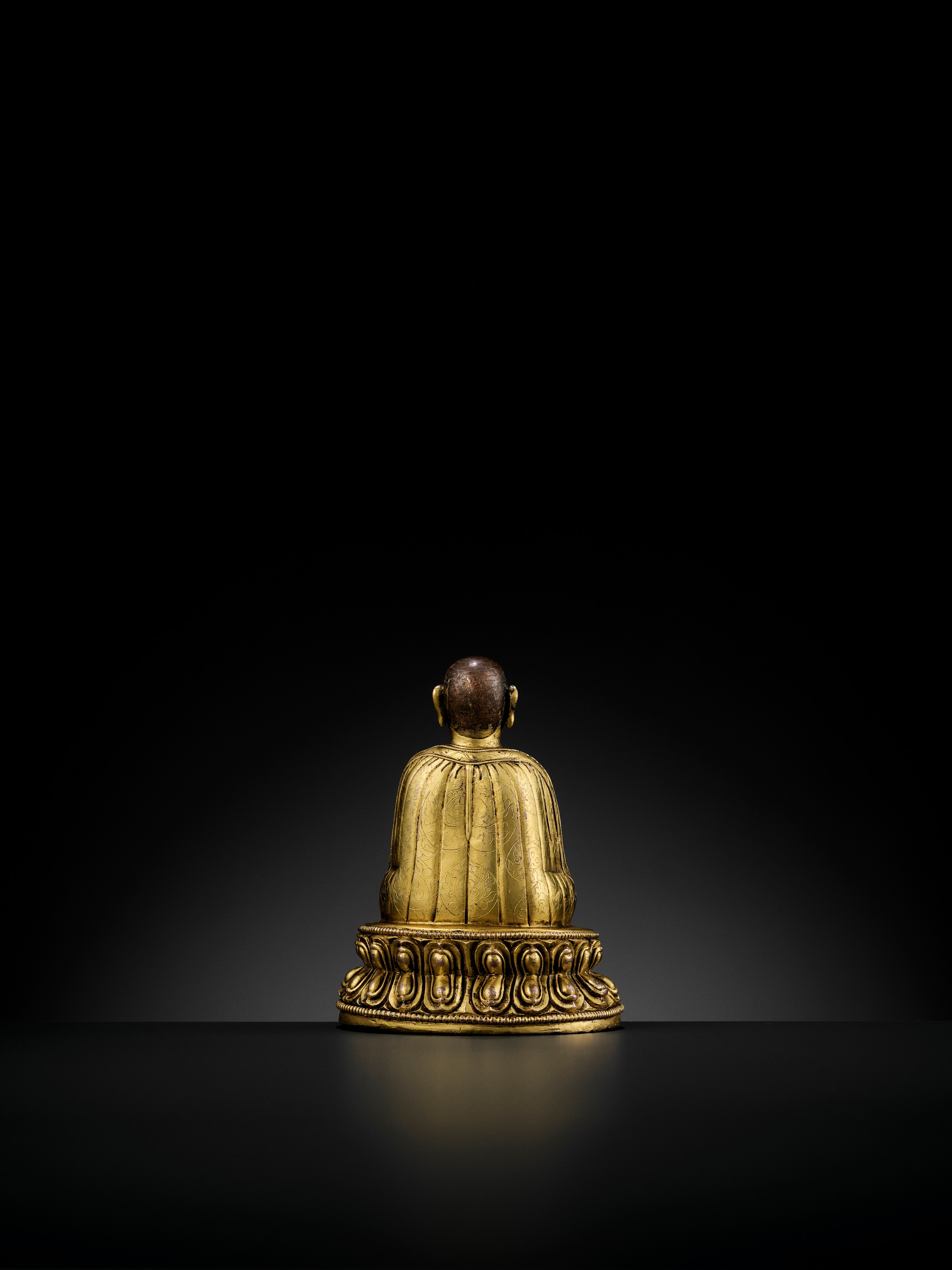 4047Z.A 多宝閣□ 仏像 仏教美術 【純銅象嵌宝石色絵蒔絵チベット