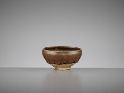 Lot 605 - A SMALL RUSSET-SPLASHED ‘HARE’S FUR’ BOWL, SONG DYNASTY