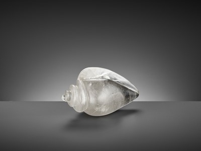 Lot 449 - A ROCK CRYSTAL CONCH SHELL, 17TH-18TH CENTURY