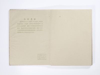 Lot 1087 - AN ALBUM WITH 12 WOODBLOCK PRINTS BY QI BAISHI (1864-1957)