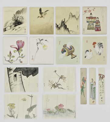 Lot 1082 - A GROUP OF FIFTEEN WOODBLOCK PRINTS