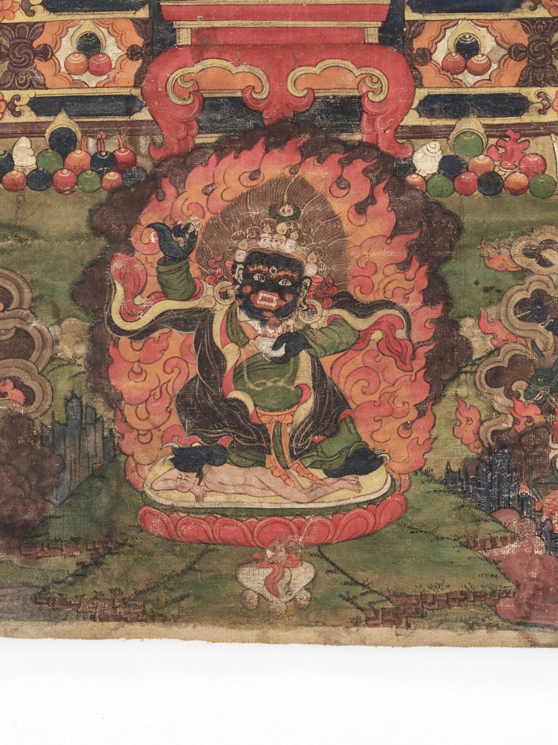 Lot 597 - A THANGKA OF DUDUL DORJE (1733-1797), THE