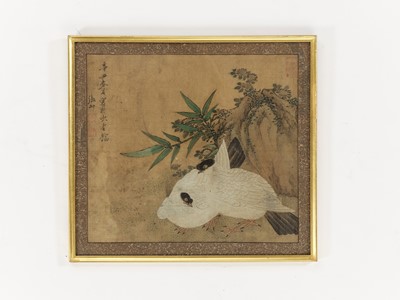 Lot 1071 - ‘PAIR OF DOVES’ BY ZHANG CHONG (c. 1628-1652)