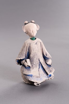 Lot 733 - A GROUP OF FIVE CERAMIC SHIPWRECK FIGURINES