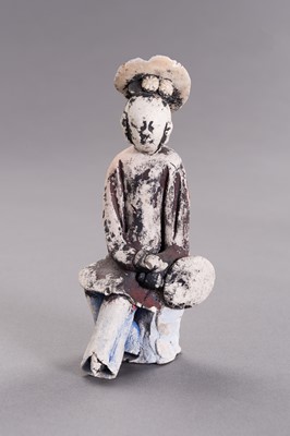 Lot 733 - A GROUP OF FIVE CERAMIC SHIPWRECK FIGURINES