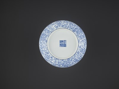 Lot 347 - A ‘SPRING’ BOWL, QIANLONG MARK AND PERIOD