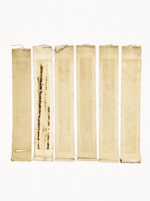 Lot 463 - A GROUP OF SIX SCROLL PAINTINGS