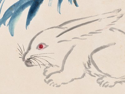 Lot 1079 - ‘WHITE RABBIT’, BY LOU SHIBAI (1918-2010)