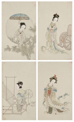 Lot 531 - ‘ONE HUNDRED BEAUTIES’ BY GAI QI (1774-1829)