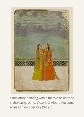 Lot 268 - A GROUP OF FOUR MARBLE BALUSTRADE COLUMNS, INDIA, 17TH-18TH CENTURY