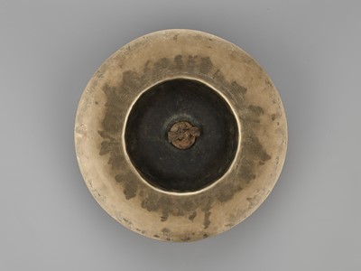 Lot 18 - A PAIR OF BRONZE CYMBALS, BO, XUANDE MARK AND PERIOD, DATED 1431