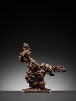 Lot 62 - A ROOT WOOD SCHOLAR’S ROCK, QING DYNASTY