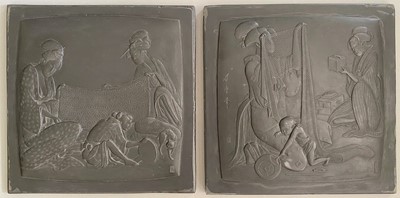 Lot 1212 - A PAIR OF COMPOSITE MOLDS FOR PRINTING
