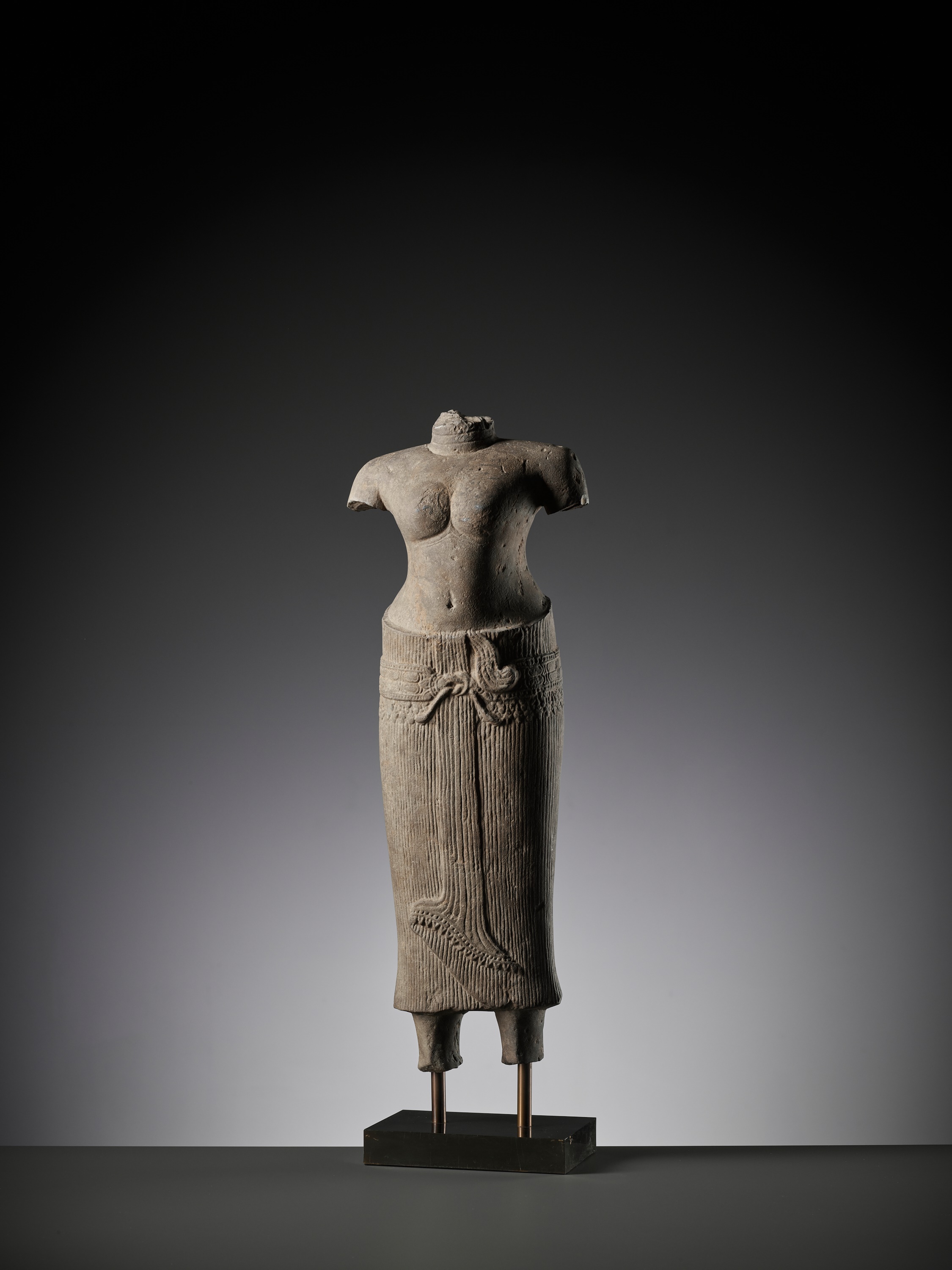 Angkor 女神石像 Sambuor Prei Kuk 19世紀 1800年代