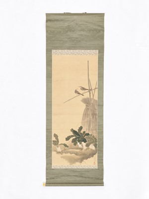 Lot 1078 - MORI KANSAI (1814-1894): A FINE ‘HARVEST TIME’ SCROLL PAINTING