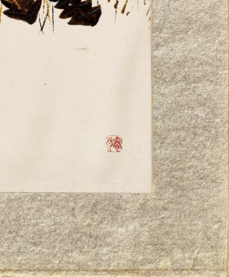 Lot 281 - IKEDA TAISHIN: A SUPERB ALBUM OF FOURTEEN URUSHI-E (LACQUER) PAINTINGS