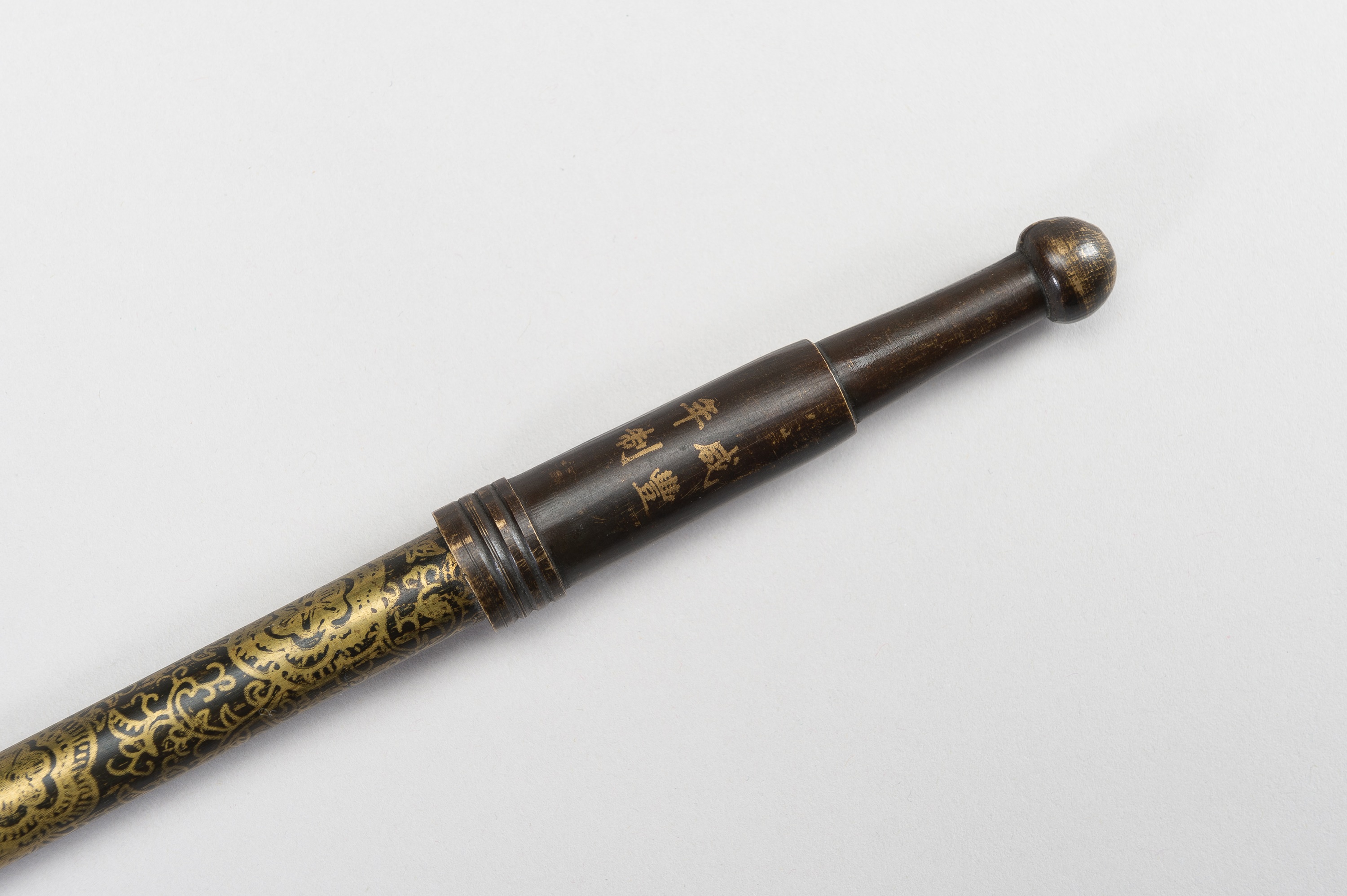その他 opium Antique Chinese Ming Guo Engraved Bone Opium Pipe - Antique