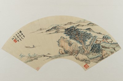 Lot 1894 - A RIVER LANDSCAPE AFTER WANG YUANQI BY WEI QING