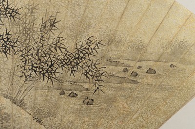 Lot 1037 - A CALLIGRAPHY BY JIANG DESHOU AND A CORNER OF THE WEI RIVER BY JIANG YIQING